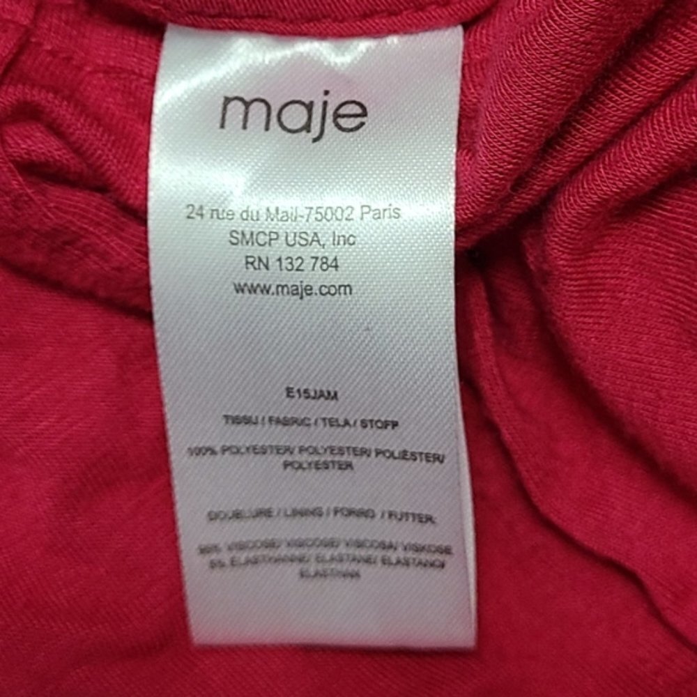 MAJE Red Jam Puffball Skirt Women's Size US XS - Picture 13 of 15